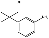 1-(3-Aminophenyl)cyclopropanemethanol Struktur