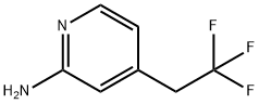 4-(2,2,2-trifluoroethyl)pyridin-2-amine Struktur