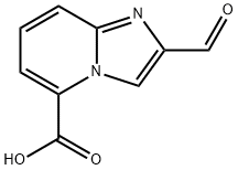 2-Formylimidazo[1,2-a]pyridine-5-carboxylic acid Struktur