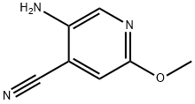 4-Pyridinecarbonitrile, 5-amino-2-methoxy- Struktur