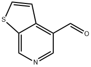 Thieno[2,3-c]pyridine-4-carboxaldehyde Struktur