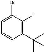 Benzene, 1-bromo-3-(1,1-dimethylethyl)-2-iodo- Struktur