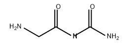 Acetamide, 2-amino-N-(aminocarbonyl)- Struktur