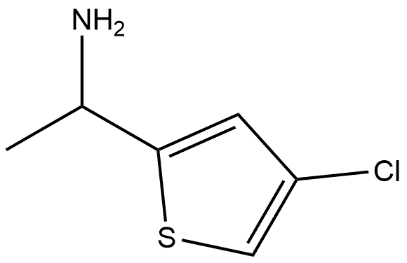 2-Thiophenemethanamine, 4-chloro-α-methyl- Struktur