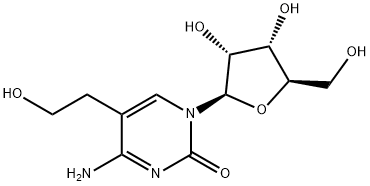 Cytidine, 5-(2-hydroxyethyl)- (9CI) Struktur