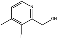 2-Pyridinemethanol, 3-fluoro-4-methyl- Struktur