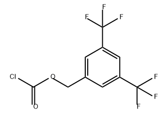 Carbonochloridic acid, [3,5-bis(trifluoromethyl)phenyl]methyl ester Struktur