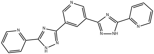 Pyridine, 3,?5-?bis[5-?(2-?pyridinyl)?-?1H-?1,?2,?4-?triazol-?3-?yl]?- Struktur