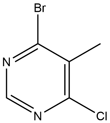 4-Bromo-6-chloro-5-methylpyrimidine Struktur