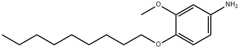 Benzenamine, 3-methoxy-4-(nonyloxy)- Struktur