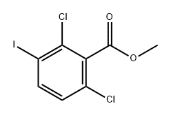 Benzoic acid, 2,6-dichloro-3-iodo-, methyl ester Struktur