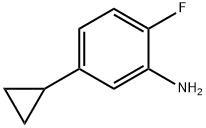 5-Cyclopropyl-2-fluoroaniline Struktur