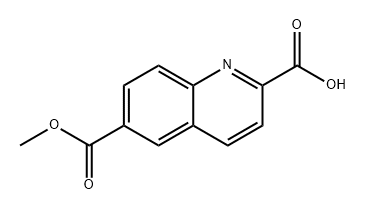 2,6-Quinolinedicarboxylic acid, 6-methyl ester Struktur