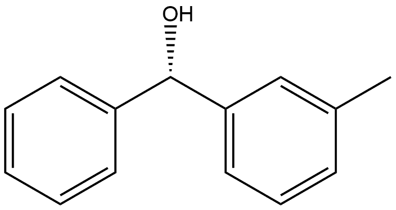 Benzenemethanol, 3-methyl-α-phenyl-, (αS)- Struktur