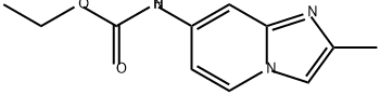 Carbamic acid, N-(2-methylimidazo[1,2-a]pyridin-7-yl)-, ethyl ester Struktur