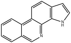 3H-Pyrrolo[3,2-c]phenanthridine Struktur