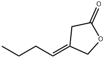 2(3H)-Furanone, 4-butylidenedihydro-, (E)- (9CI) Struktur