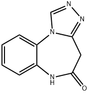 4H-[1,2,4]Triazolo[4,3-a][1,5]benzodiazepin-5(6H)-one Struktur