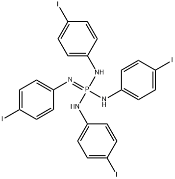 N,N',N''',N''''-tetra(4-iodophenyl)phosphorimidic triamide Struktur