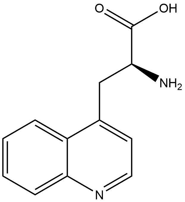 (S)-2-Amino-3-quinolin-4-yl-propionic acid Struktur