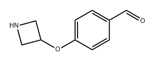 Benzaldehyde, 4-(3-azetidinyloxy)- Struktur