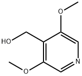 4-Pyridinemethanol, 3,5-dimethoxy- Struktur