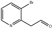 2-Pyridineacetaldehyde, 3-bromo- Struktur