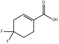 4,4-difluorocyclohex-1-ene-1-carboxylic acid|