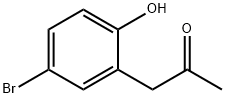 2-Propanone, 1-(5-bromo-2-hydroxyphenyl)- Struktur