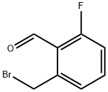 2-(Bromomethyl)-6-fluorobenzaldehyde Struktur