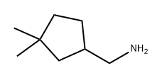 C-(3,3-Dimethyl-cyclopentyl)-methylamine Struktur