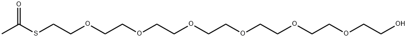 AcS-PEG7-OH Struktur