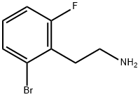 Benzeneethanamine, 2-bromo-6-fluoro- Struktur