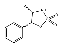 1,2,3-Oxathiazolidine, 4-methyl-5-phenyl-, 2,2-dioxide, (4S,5R)- Struktur