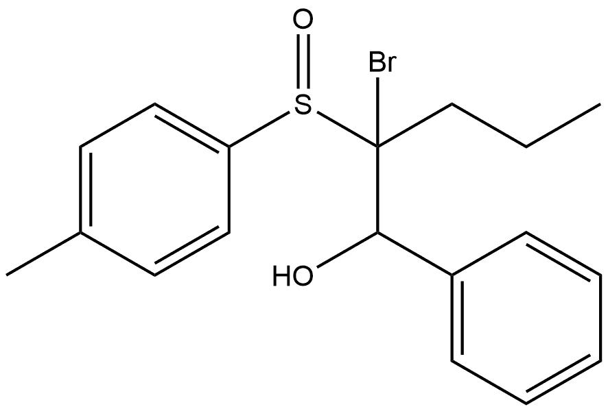 Benzenemethanol, α-[1-bromo-1-[(4-methylphenyl)sulfinyl]butyl]-