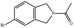 Ethanone, 1-(5-bromo-1,3-dihydro-2H-isoindol-2-yl)- Struktur