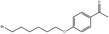 Ethanone, 1-[4-[(6-bromohexyl)oxy]phenyl]- Struktur