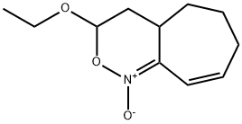 Cyclohept[c][1,2]oxazine, 3-ethoxy-3,4,4a,5,6,7-hexahydro-, 1-oxide (9CI) Struktur