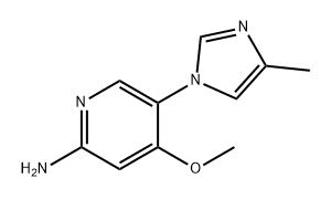 2-Pyridinamine, 4-methoxy-5-(4-methyl-1H-imidazol-1-yl)-