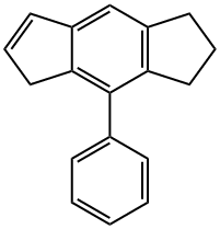 1,2,3,5-Tetrahydro-4-phenyl-s-indacene Struktur