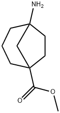 Bicyclo[3.2.1]octane-1-carboxylic acid, 5-amino-, methyl ester Struktur