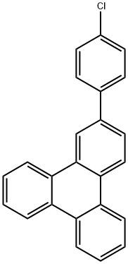 Triphenylene, 2-(4-chlorophenyl)- Struktur