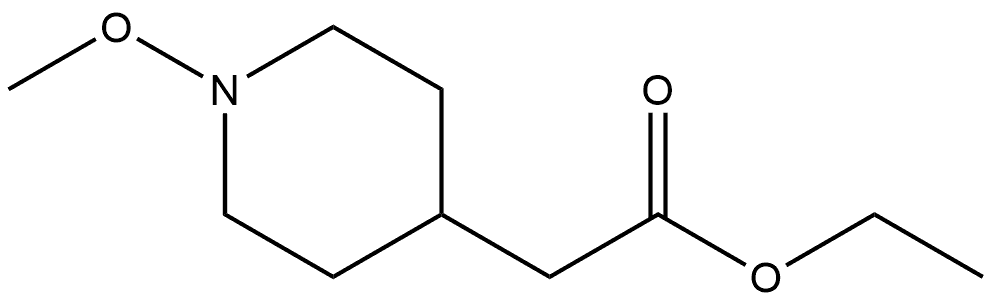 Ethyl 1-methoxy-4-piperidineacetate Struktur