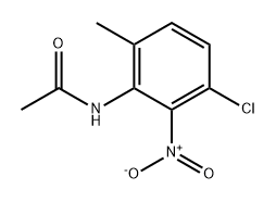 Acetamide, N-(3-chloro-6-methyl-2-nitrophenyl)- Struktur