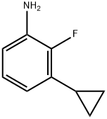 3-cyclopropyl-2-fluoroaniline Struktur