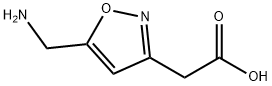 3-Isoxazoleaceticacid,5-(aminomethyl)-(9CI) Struktur