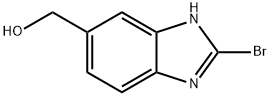 1H-Benzimidazole-6-methanol, 2-bromo- Struktur