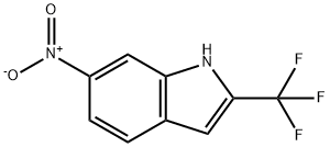 1H-Indole, 6-nitro-2-(trifluoromethyl)- Struktur