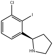 2-(3-chloro-2-iodophenyl)pyrrolidine Struktur