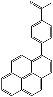 1-(4-Pyren-1-ylphenyl)ethanone Struktur